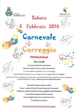 carnevale correggio