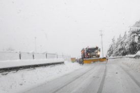 Foto Lo debole/Bianchi - LaPresse 05-02-2015 Firenze, Italia Cronaca Maltempo, autostrada A1 Firenze Nord- Roncobilaccio bloccata per neveNella foto: i disagi pèrovocati dalla neve Photo Lo debole/Bianchi - LaPresse 05-02-2015 Florence (Italy)NewsSnow storm on the highway A1 Florence - Roncobilaccio